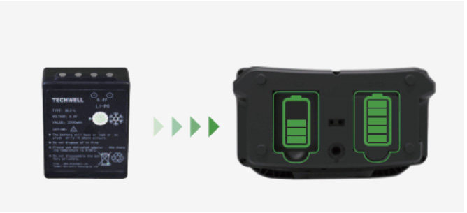 雙電池超長續(xù)航無縫切換